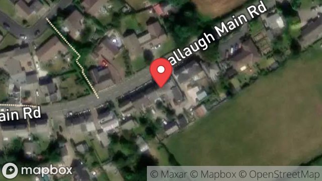 Map showing BALLAVEG, MAIN ROAD, BALLAUGH, ISLE OF MAN, IM7 5EF