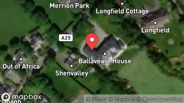 Map showing BALLAVEARE, OLD CASTLETOWN ROAD, PORT SODERICK, ISLE OF MAN, IM4 1BB