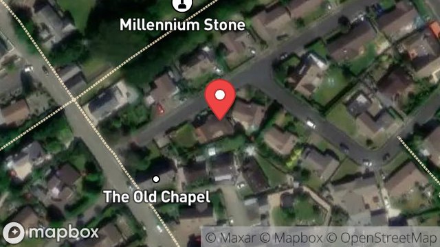 Map showing 27, MOUNTAIN VIEW, BALLAUGH, ISLE OF MAN, IM7 5ER