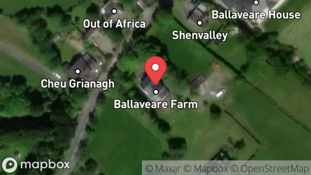 Map showing BALLAVAR FARM, OLD CASTLETOWN ROAD, SANTON, ISLE OF MAN, IM4 1EY