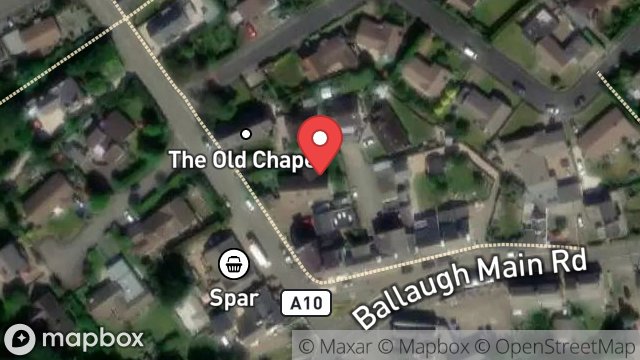 Map showing 2 CLAGH WYLLIN, STATION ROAD, BALLAUGH, ISLE OF MAN, IM7 5EY