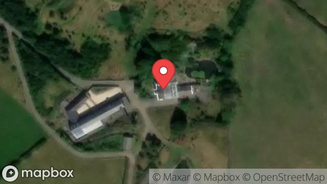 Map showing FARMHOUSE, BALLACURN MOAR FARM, BALLACURN ROAD, BALLAUGH, ISLE OF MAN, IM7 5EU