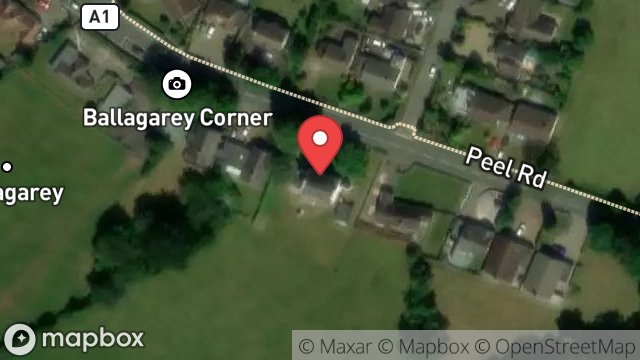 Map showing DREEMSKERRY HOUSE, MAIN ROAD, GLEN VINE, ISLE OF MAN, IM4 4AY
