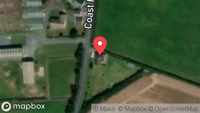 Map showing HARLEYS, KILLANE, BALLAUGH, ISLE OF MAN, IM7 5BB
