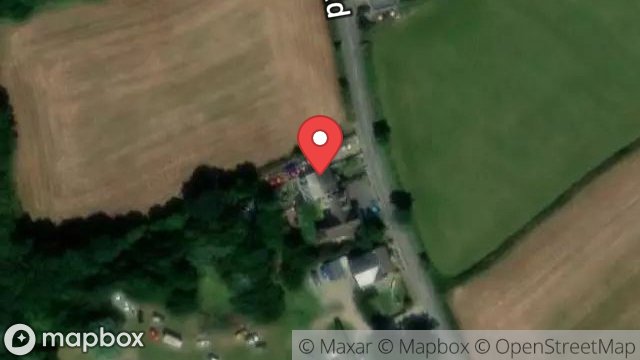 Map showing BALLACORAIGE COTTAGE, CRONK ROAD, BALLAUGH, ISLE OF MAN, IM7 5AT