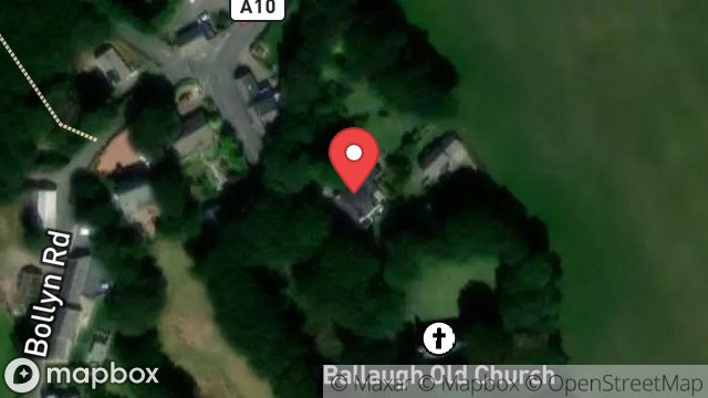 Map showing THE OLD RECTORY, THE CRONK, BALLAUGH, ISLE OF MAN, IM7 5AX