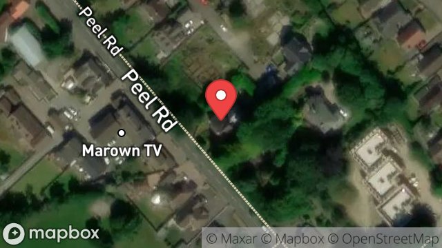Map showing FRESHFIELDS, MAIN ROAD, GLEN VINE, ISLE OF MAN, IM4 4BF