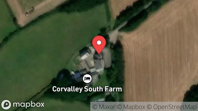 Map showing CORVALLEY SOUTH, BOLLYN ROAD, BALLAUGH, ISLE OF MAN, IM7 5AY