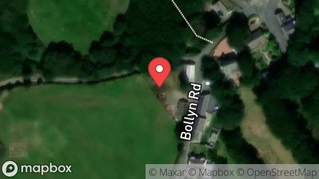 Map showing FIELD 220251, BOLLYN ROAD, BALLAUGH, ISLE OF MAN, IM7 5AY