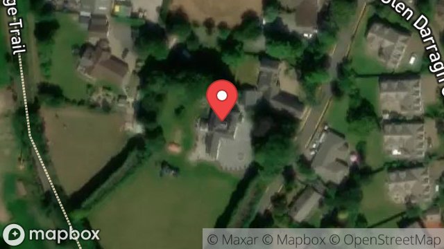 Map showing CLOSE MOOAR, GLEN DARRAGH ROAD, GLEN VINE, ISLE OF MAN, IM4 4BE