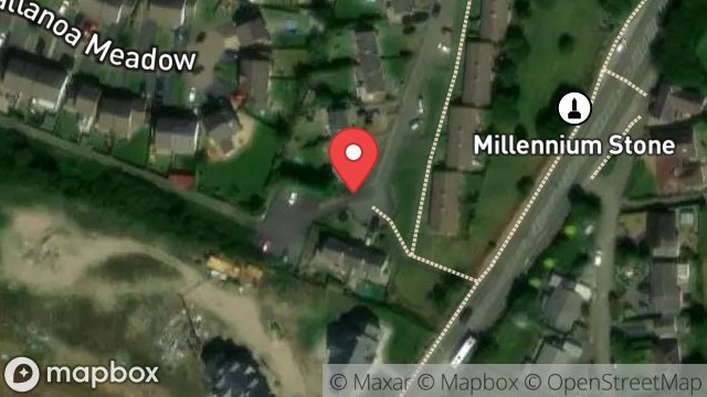 Map showing LANCASHIRE HOUSE, MAIN ROAD, SANTON, ISLE OF MAN, IM4 1HS