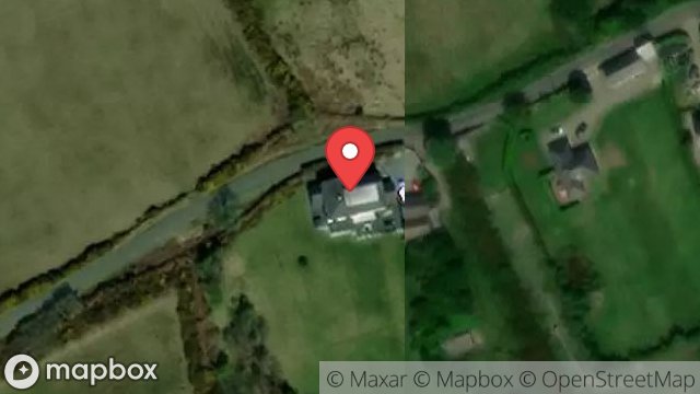 Map showing MULLINARAGHER HOUSE, RHEAST ROAD, SANTON, ISLE OF MAN, IM4 2HR