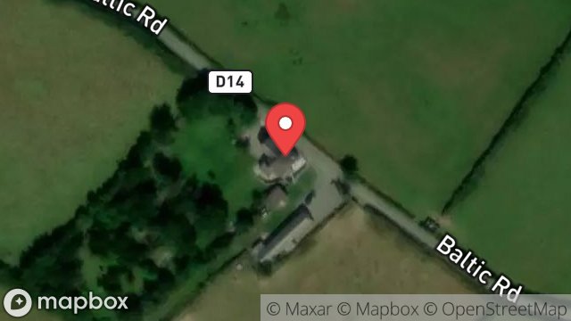 Map showing OCEAN VIEW, BALTIC ROAD, KIRK MICHAEL, ISLE OF MAN, IM6 1EF