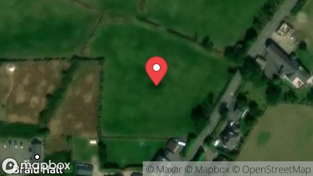 Map showing FIELD 324673, BRAAID ROAD, BRAAID, ISLE OF MAN, IM4 2AW
