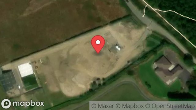 Map showing THE WARREN, CLANNA ROAD, SANTON, ISLE OF MAN, IM4 2HP