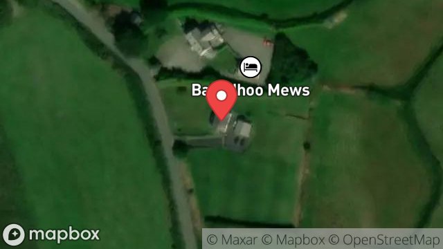 Map showing BALLADHOO CROFT, CLANNA ROAD, BRAAID, ISLE OF MAN, IM4 2HW