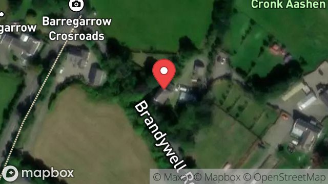 Map showing BALLACORLETT BEG, BARREGARROW, KIRK MICHAEL, ISLE OF MAN, IM6 1HQ