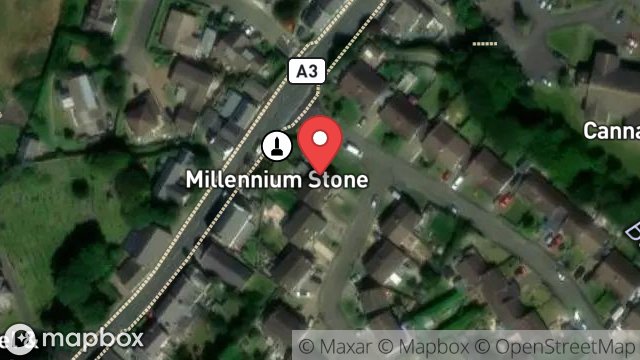 Map showing 1, SLIEAU CURN PARK, KIRK MICHAEL, ISLE OF MAN, IM6 1EH