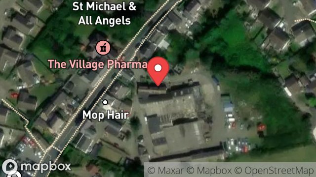 Map showing WINDMILL COTTAGE, WINDMILL TERRACE, KIRK MICHAEL, ISLE OF MAN, IM6 1ES