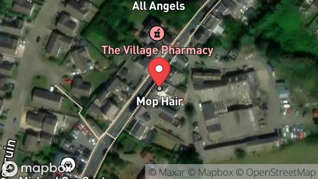 Map showing P J ANTIQUES, MAIN ROAD, KIRK MICHAEL, ISLE OF MAN, IM6 1AB