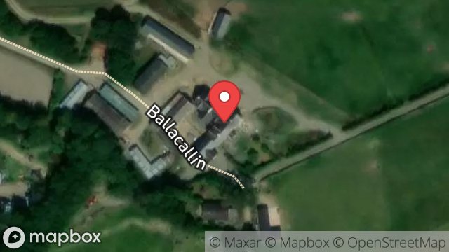 Map showing BALLACALLIN BEG COTTAGE, FOXDALE ROAD, GARTH, CROSBY, ISLE OF MAN, IM4 2HN
