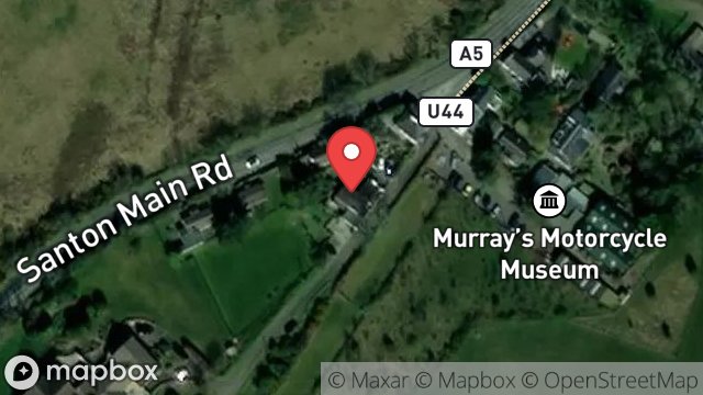 Map showing POUND COTTAGE, POUND ROAD, SANTON, ISLE OF MAN, IM4 1EW