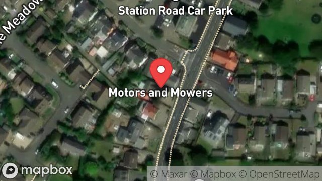 Map showing GAREY VEG, MAIN ROAD, KIRK MICHAEL, ISLE OF MAN, IM6 1AH