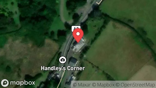 Map showing BALLAMENAGH COTTAGE, HANDLEYS CORNER, KIRK MICHAEL, ISLE OF MAN, IM6 1AY