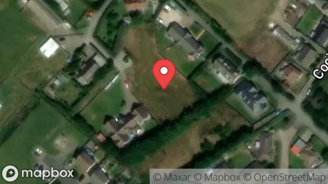 Map showing LAND ADJACENT TO, LYNGARTH, BEACHFIELD FARM LANE, KIRK MICHAEL, ISLE OF MAN, IM6 1HB