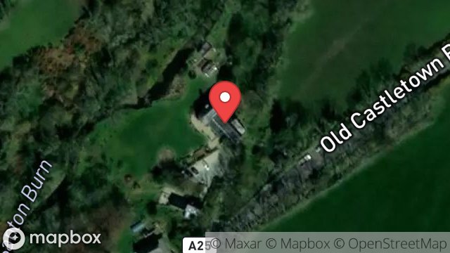 Map showing MILL HOUSE, OLD CASTLETOWN ROAD, SANTON, ISLE OF MAN, IM4 1EX