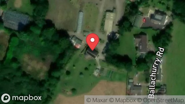 Map showing REAYRT GAREY, MAIN ROAD, GREEBA, ISLE OF MAN, IM4 3LF