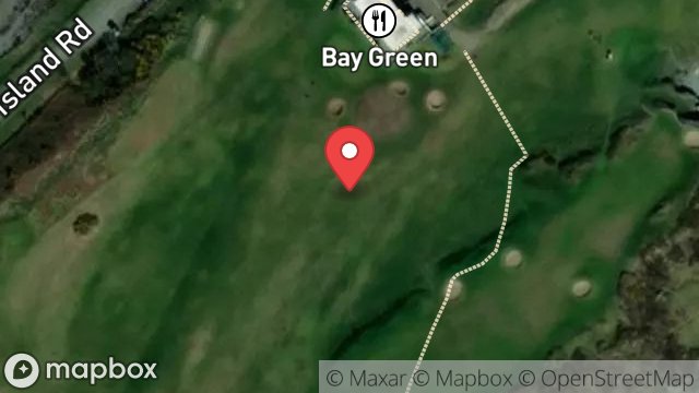Map showing GARDEN AND BUILDING, GOLF LINKS, FORT ISLAND, CASTLETOWN, ISLE OF MAN, IM9 1UA