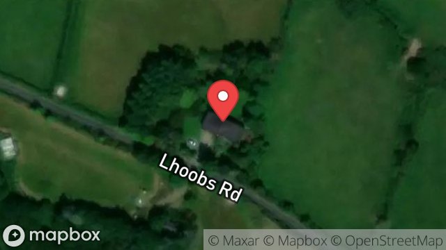 Map showing PEACE HOUSE, LHOOBS ROAD, EAIRY, ISLE OF MAN, IM4 3JA
