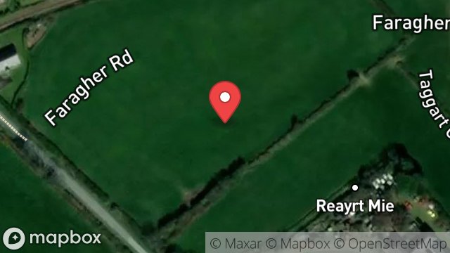 Map showing 1, KARRAN CLOSE, REAYRT MIE, BALLASALLA, ISLE OF MAN, IM9 2BP