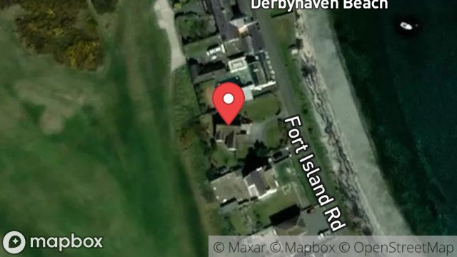 Map showing SKEDDAN VEG, FORT ISLAND ROAD, DERBYHAVEN, ISLE OF MAN, IM9 1TZ