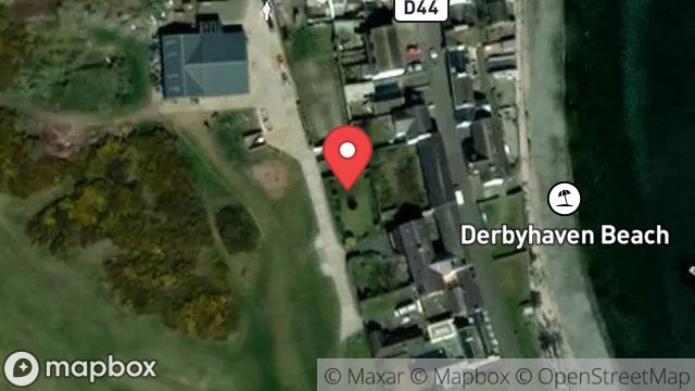 Map showing LAND WEST OF THE HERRING HOUSES, FORT ISLAND ROAD, DERBYHAVEN, ISLE OF MAN, IM9 1TZ