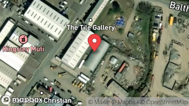 Map showing THE DOME, PORT WAY, BALTHANE INDUSTRIAL ESTATE, BALTHANE, BALLASALLA, ISLE OF MAN, IM9 2AL
