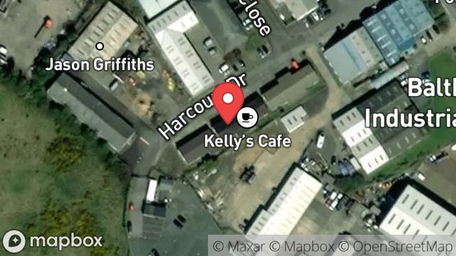 Map showing UNIT KB2, HARCOURT DRIVE, BALTHANE INDUSTRIAL ESTATE, BALTHANE, BALLASALLA, ISLE OF MAN, IM9 2AH