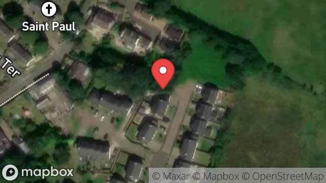 Map showing LAND INCLUDING FIELDS 334281 AND 334282 ADJACENT TO, SPRINGFIELD TERRACE, FOXDALE, ISLE OF MAN, IM4 3JX