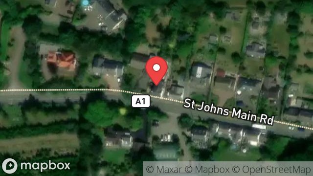 Map showing HAWTHORNE COTTAGE, BALLACRAINE, ST. JOHNS, ISLE OF MAN, IM4 3LR