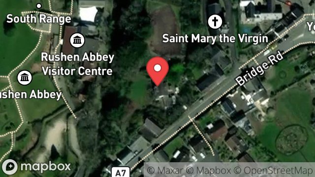 Map showing ABBEY MILL LODGE, BRIDGE ROAD, BALLASALLA, ISLE OF MAN, IM9 3DA