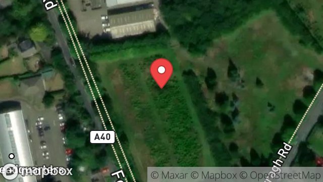 Map showing FIELD 314880, FOXDALE ROAD, ST JOHNS, ISLE OF MAN, IM4 3AS