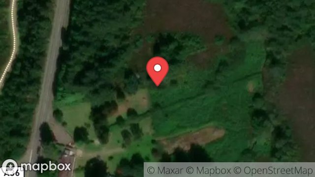 Map showing LAND ADJACENT TO, SLIEAU NY CREGGIN COTTAGE, BARRULE ROAD, FOXDALE, ISLE OF MAN, IM4 3ES