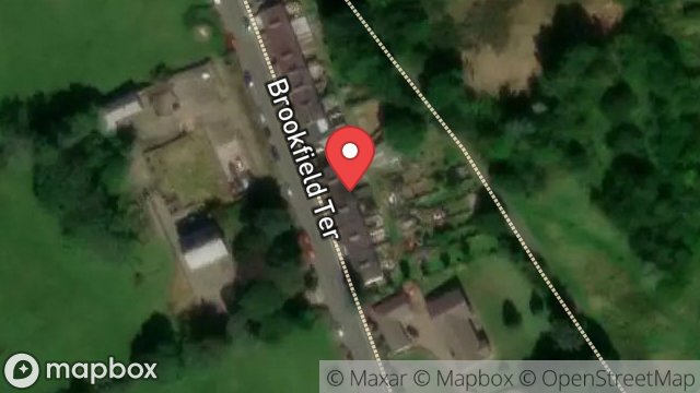 Map showing 11, BROOKFIELD TERRACE, FOXDALE, ISLE OF MAN, IM4 3ED