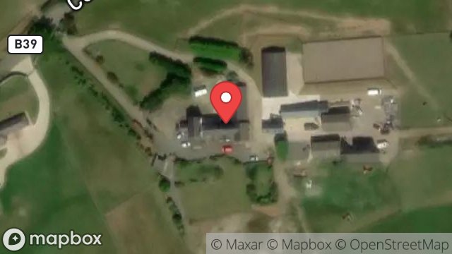Map showing CORLEA FARM, CORLEA ROAD, BALLASALLA, ISLE OF MAN, IM9 3BA