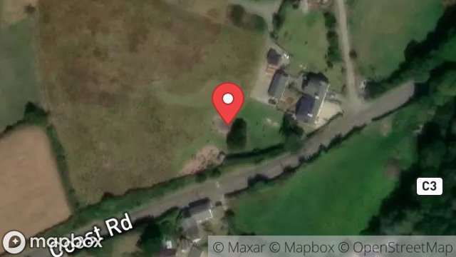 Map showing FIELD 314194, RAMSEY ROAD, PEEL, ISLE OF MAN, IM5 2AF