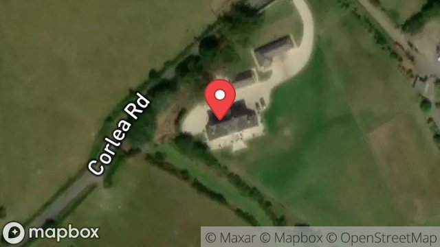Map showing FIELD 430242, CORLEA ROAD, BALLASALLA, ISLE OF MAN, IM9 3BA