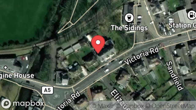 Map showing 19, VICTORIA ROAD, CASTLETOWN, ISLE OF MAN, IM9 1EN