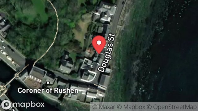 Map showing 3, DOUGLAS STREET, CASTLETOWN, ISLE OF MAN, IM9 1AY