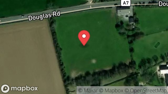 Map showing FIELD 432477, DOUGLAS ROAD, BALLASALLA, ISLE OF MAN, IM9 3DN